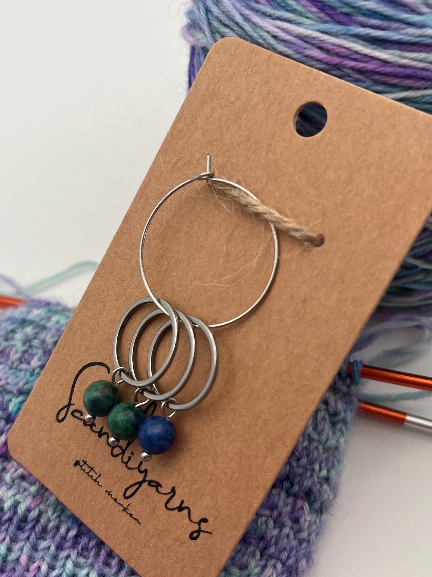 Lapislazuli mit großem Ring 3er Set Silber