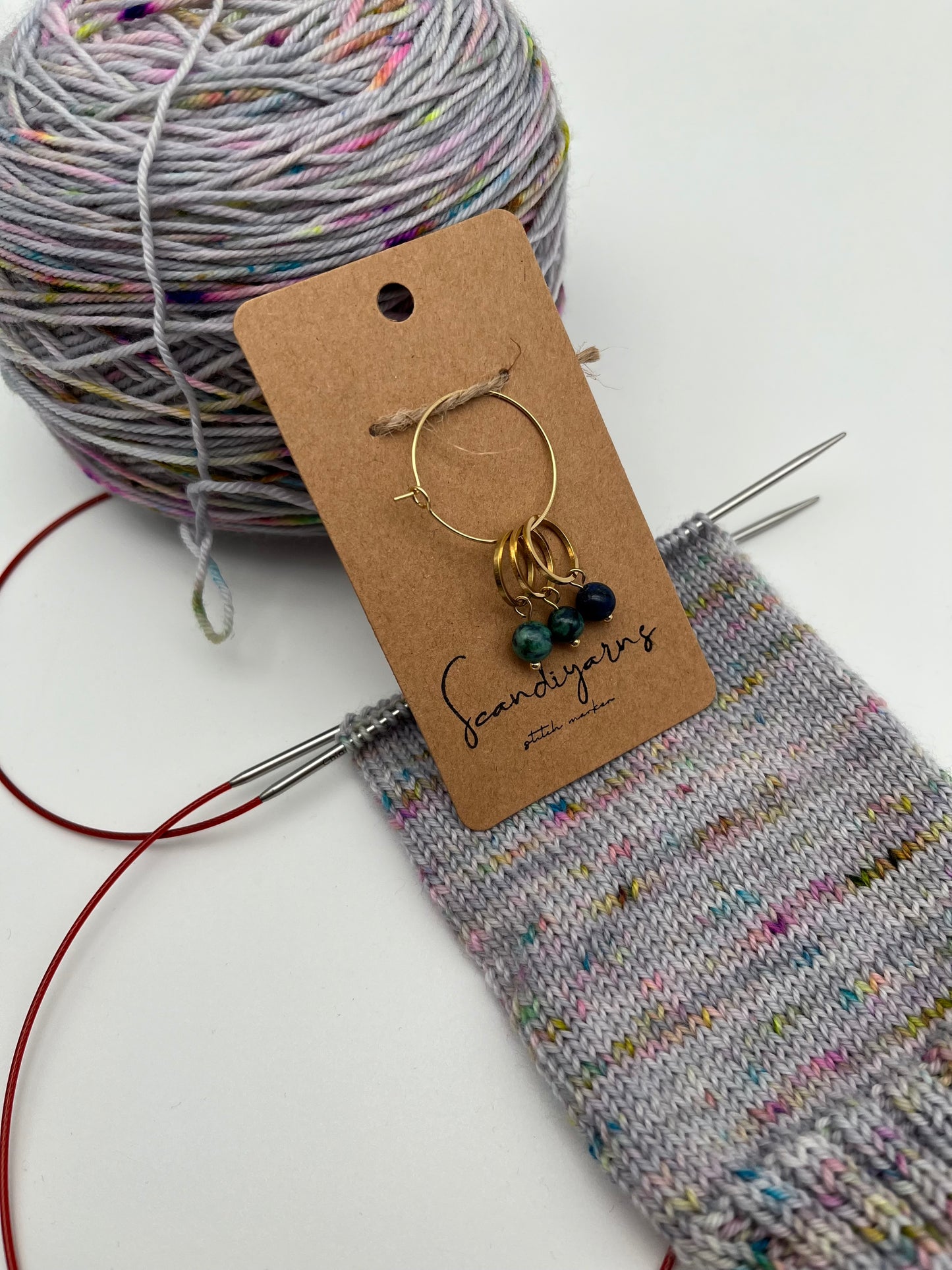 Lapislazuli mit kleinem Ring 3er Set Gold